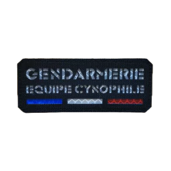 Bande patro lasercut Gendarmerie équipe cyno