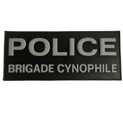 Bande dorsale/patro POLICE BRIGADE CYNOPHILE