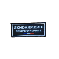 Bande dorsale/patro Gendarmerie équipe cynophile