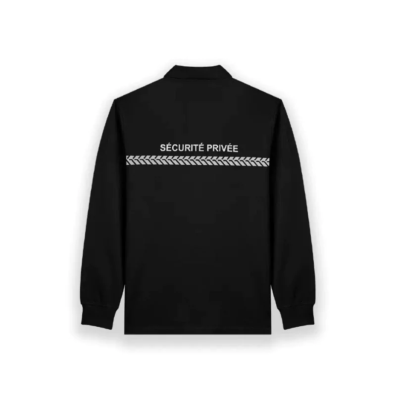 Polo Manches Longues Sécurité Privée – GK SAFETEK®