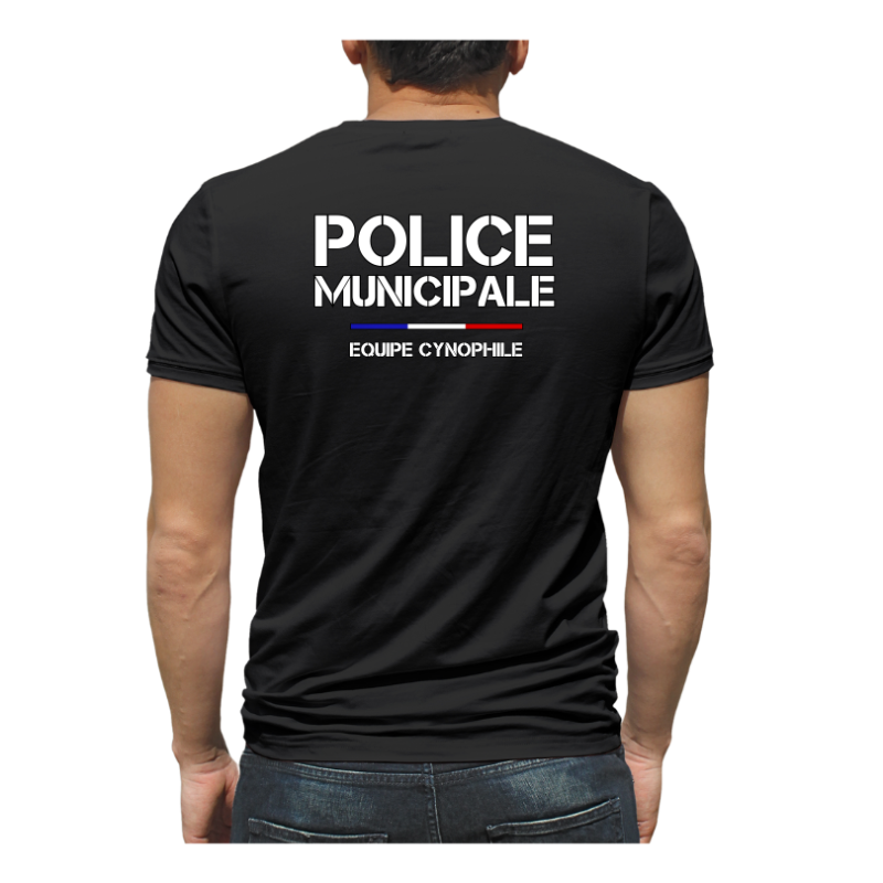 Tee-shirt Police Municipale Cynophile K9 - JASP-K9