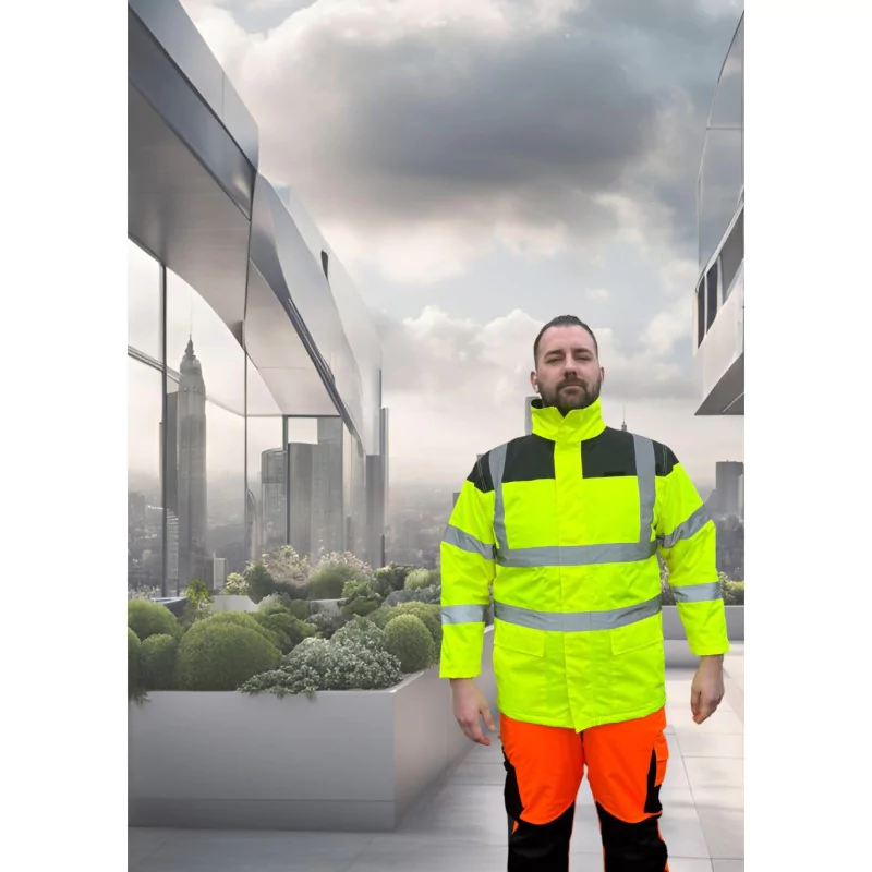 PARKA HAUTE VISIBILITE SECURITE PRIVEE