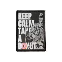 Ecusson KEEP CALM TAKE A DONUT