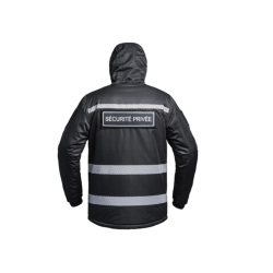 Parka Hardshell SÉCU-ONE WF 150 HV-TAPE Sécurité Privée noir