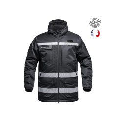 Parka Hardshell SÉCU-ONE WF 150 HV-TAPE Sécurité Privée noir