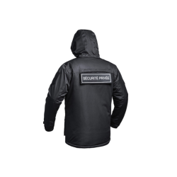 Parka Hardshell SÉCU-ONE WF 150 flap Sécurité Privée noir