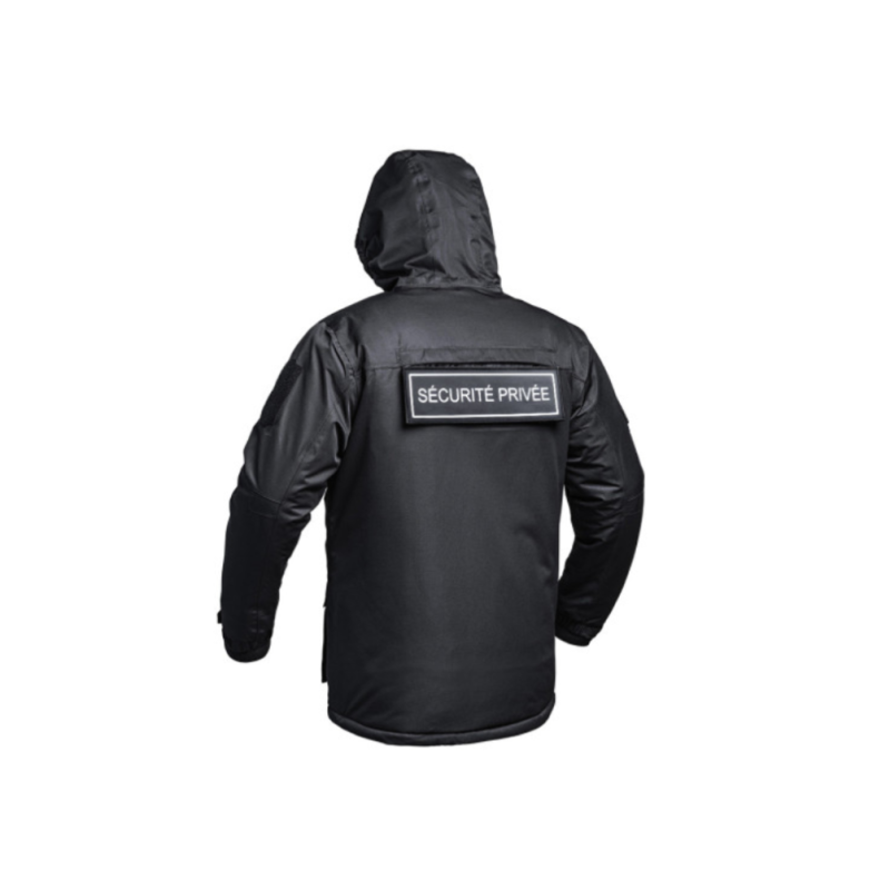 Parka Hardshell SÉCU-ONE WF 150 flap Sécurité Privée noir