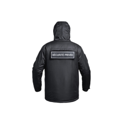 Parka Hardshell SÉCU-ONE WF 150 flap Sécurité Privée noir