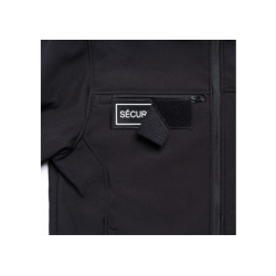 Parka Hardshell SÉCU-ONE WF 150 flap Sécurité Privée noir