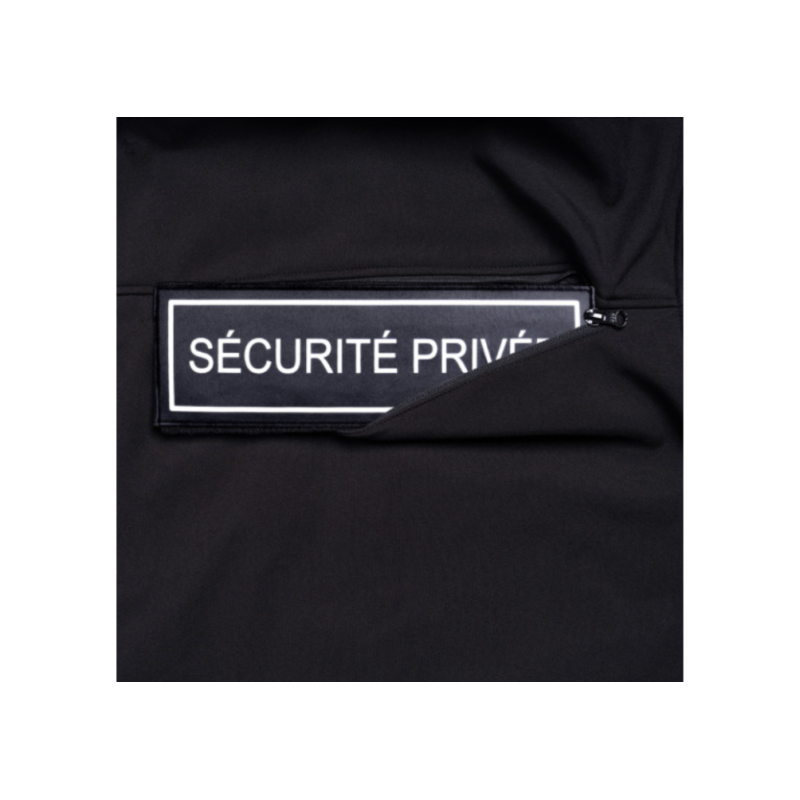 Parka Hardshell SÉCU-ONE WF 150 flap Sécurité Privée noir