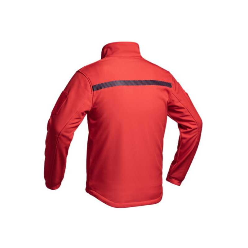 Veste Softshell SÉCU-ONE Sécurité Incendie rouge