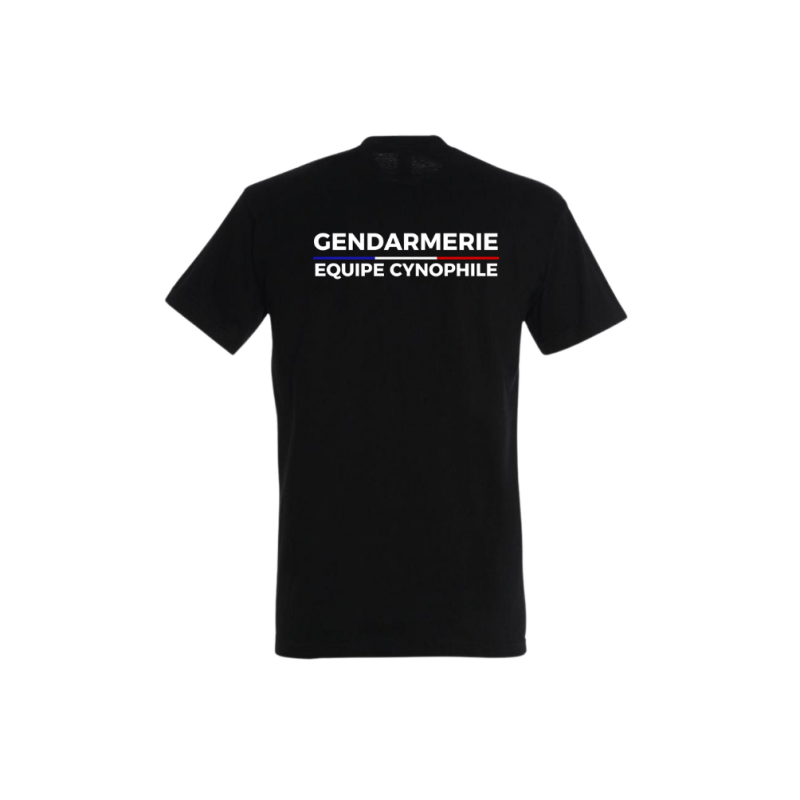 T-shirt coton Gendarmerie cynophile