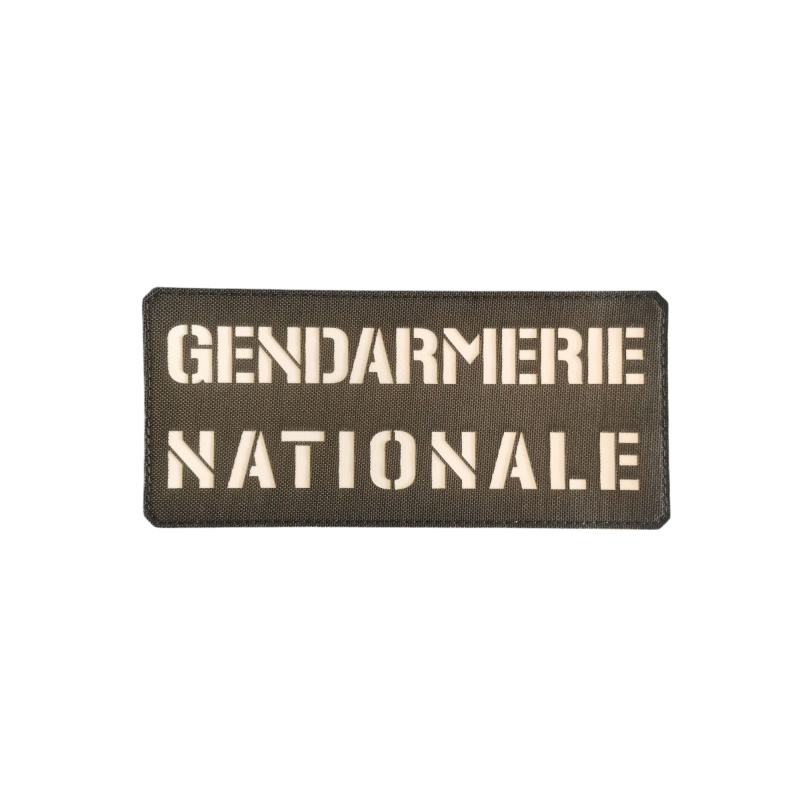dossard gendarmerie nationale découpe laser basse visibilité
