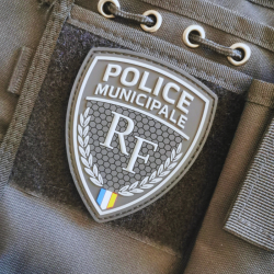 Ecusson basse visibilité PVC  Police municipale Ecusson basse visibilité PVC  Police municipale