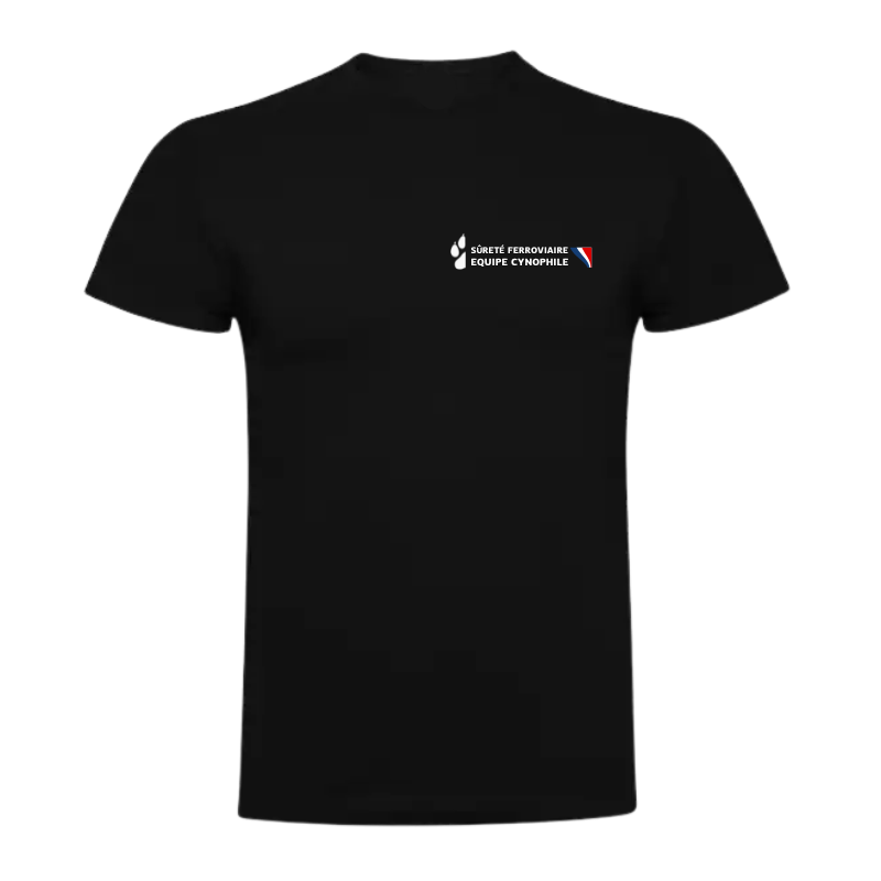 Tee-shirt Sûreté Ferroviaire K9 Tee-shirt Sûreté Ferroviaire K9