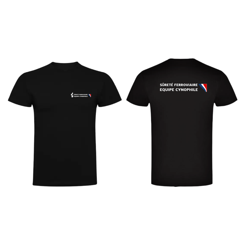 Tee-shirt Sûreté Ferroviaire K9 Tee-shirt Sûreté Ferroviaire K9