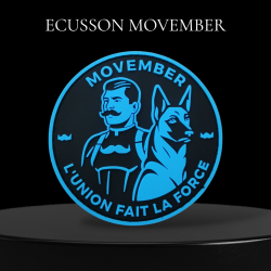 Ecusson K9 Movember