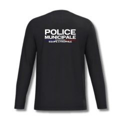 Tee-shirts manches longue Police municipale cynophile