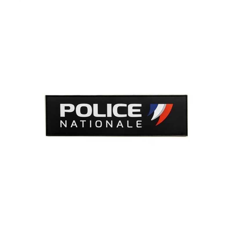 Dossard PVC “POLICE NATIONALE” Velcro 25×7 cm