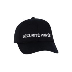 Casquette avec Broderie Sécurité Privée – GK SAFETEK®