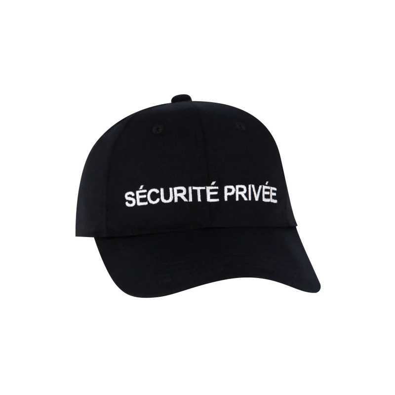 Casquette avec Broderie Sécurité Privée – GK SAFETEK®