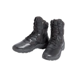 Chaussures d’intervention boots cuir & toile zip