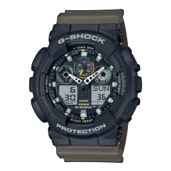 Montre G-Shock GA-100TU noir/vert olive