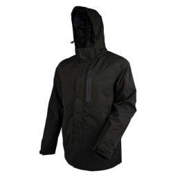 Veste noire imperméable forces de l'ordre