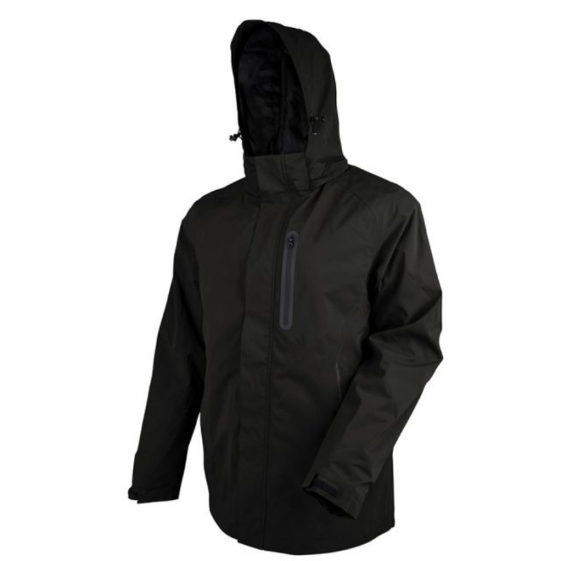Veste noire imperméable forces de l'ordre