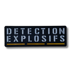 Écusson détection explosifs