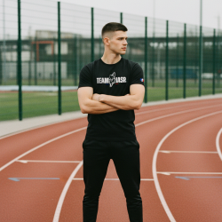 Tee-shirt K9 TEAM JASP noir