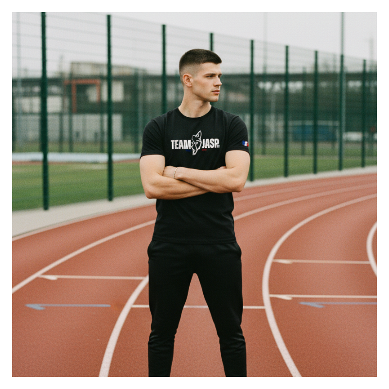 Tee-shirt K9 TEAM JASP noir