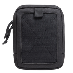 Pochette velcro accessoires DELTA 16 x 22 cm noir
