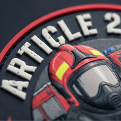 Ecusson Pompiers/Art 22
