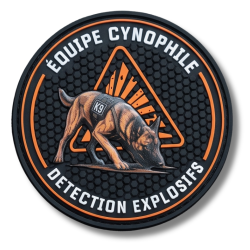 Écusson PVC Équipe Cynophile – Détection Explosifs K9