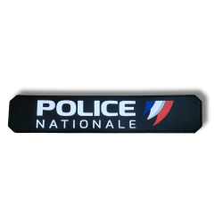 Bande Dorsale Police Nationale PVC 25×5 cm