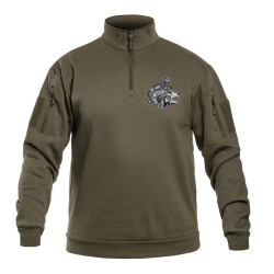 Sweat K9 Loyalty Kaki – Col Zippé