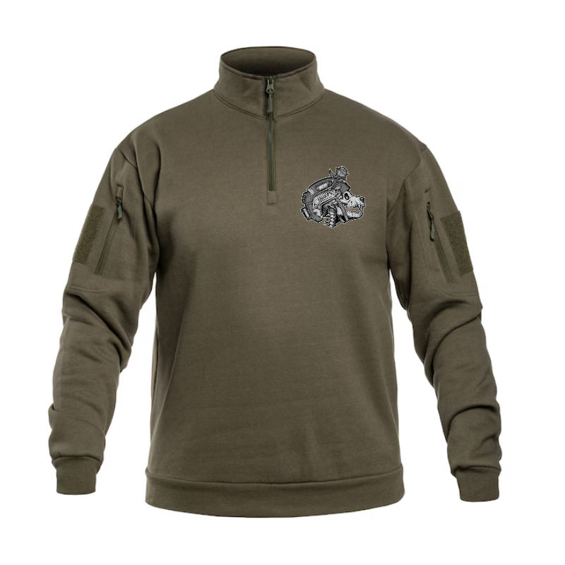 Sweat K9 Loyalty Kaki – Col Zippé
