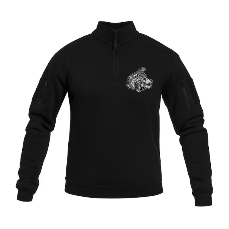 Sweat K9 Loyalty Noir  – Col Zippé