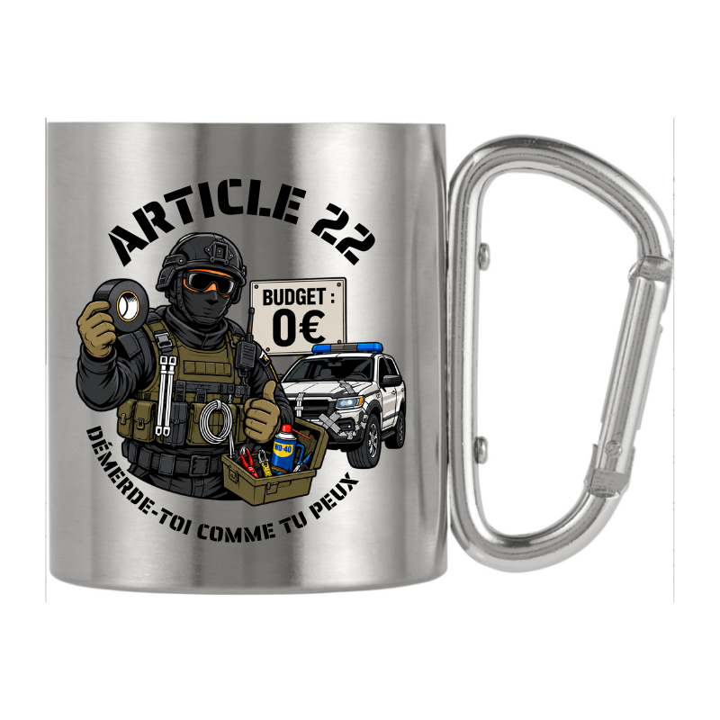 Mug inox article 22