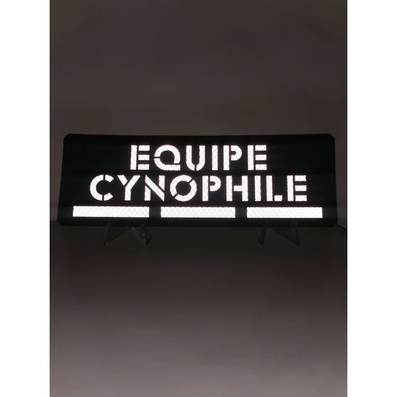 Ecusson Bande dorsale Écusson Réfléchissant Équipe Cynophile- JASP-K9