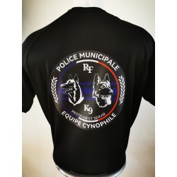 Tee-shirt polyester police municipale CYNO