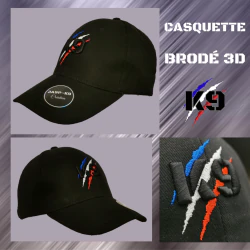 CASQUETTE BRODÉE K9 GRIFFE – PLUSIEURS COLORIS