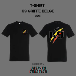 Tee-shirt K9 Griffe - Confort & Fierté K9
