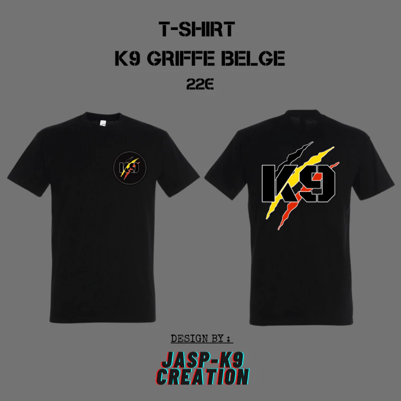 Tee-shirt K9 Griffe - Confort & Fierté K9