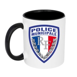 MUG CERAMIQUE POLICE MUNICIPALE