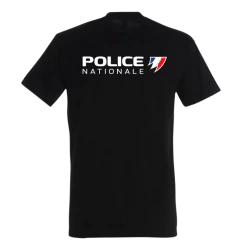 T-shirt police nationale - Bleu / Noir