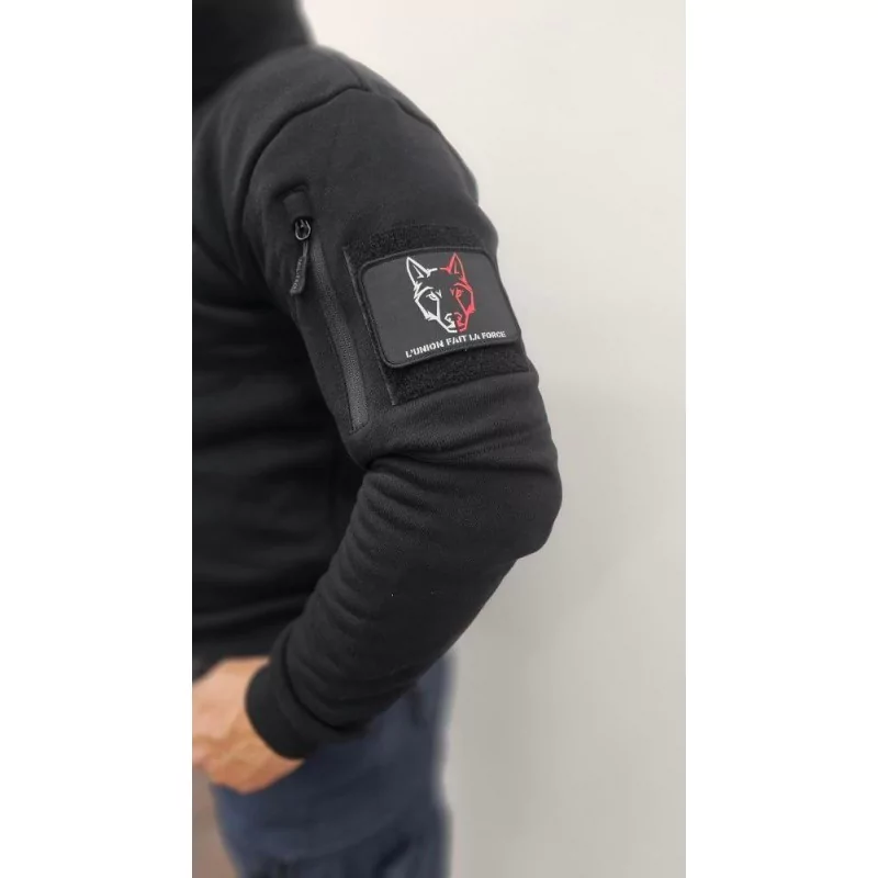 Ecusson tissé  K9-RED L'union fait la force Ecusson tissé  K9-RED L'union fait la force