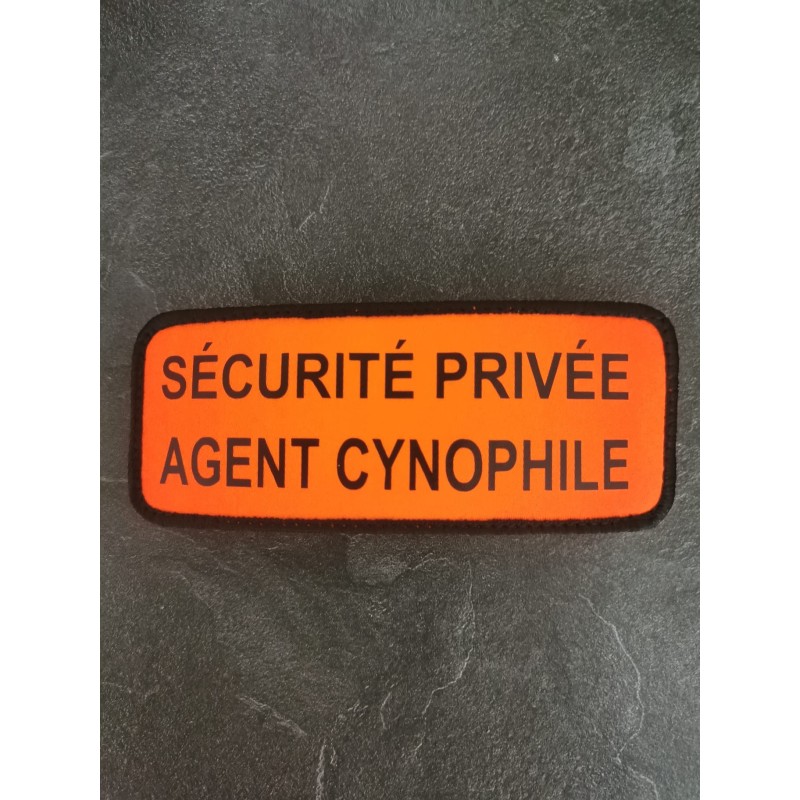 Brassard Haute visibilité SECURITE PRIVEE AGENT CYNOPHILE