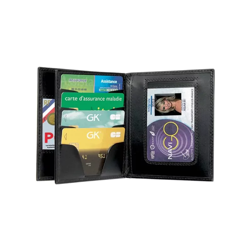 Porte-carte horizontal 3 volets